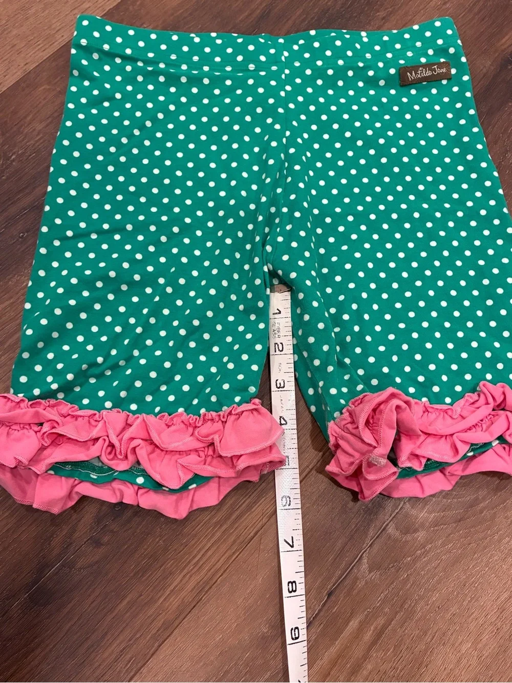 Matilda Jane Cheerful Spirit Shortie Brilliant Daydream Green Shorts 14 Girl